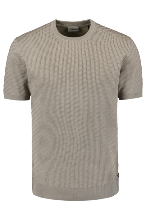 NO-EXCESS pullover short sleeve crewneck soli